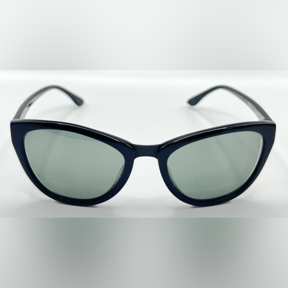 Amelia E 7303 Black Oval Cat-Eye Sunglasses Frames Only - Picture 3 of 8